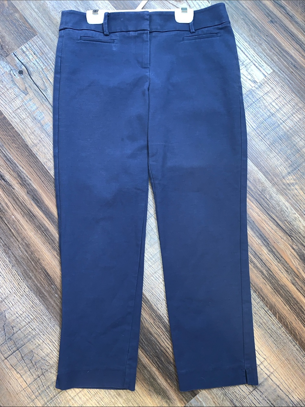 LOFT Navy Straight-Leg Women's Pants